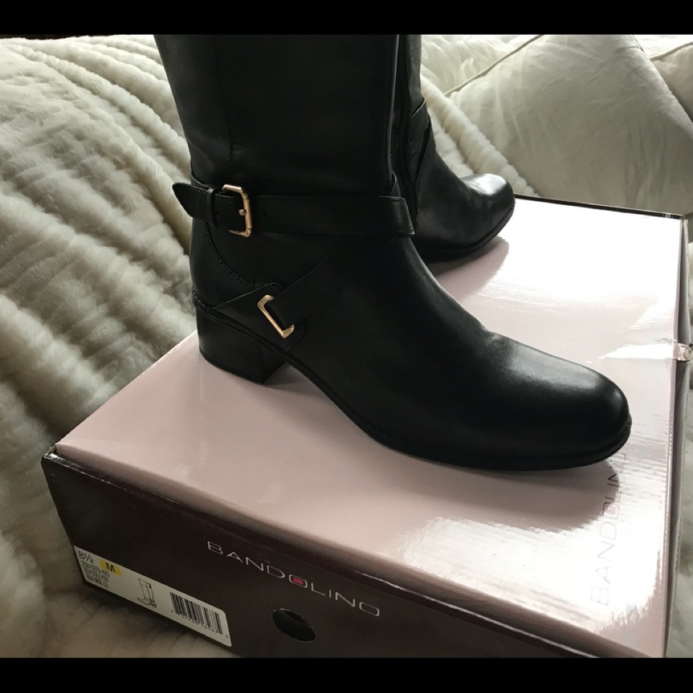 NIB! Bandolino Leather Boots - Picture 7 of 8
